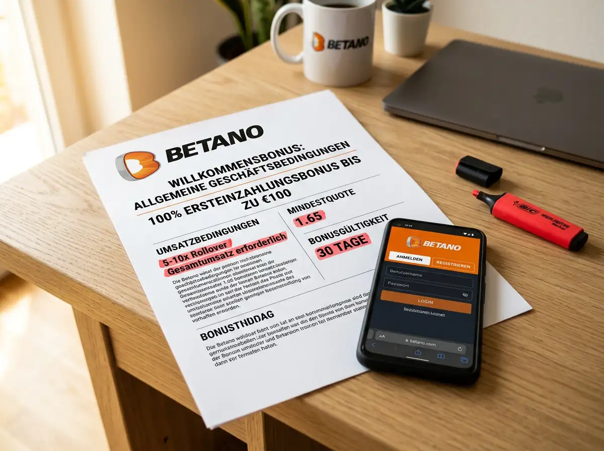 Betano Eishockey Willkommensbonus Bedingungen – Rollover Mindestquote Zeitlimit und Bonusstruktur 2026