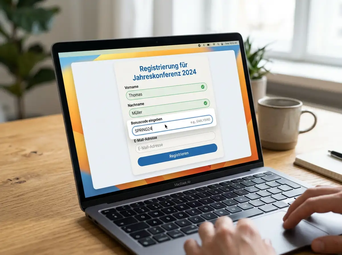 Bonuscode beim Eishockey Wetten korrekt eingeben – Registrierungsformular und Einzahlungsschritt erklärt