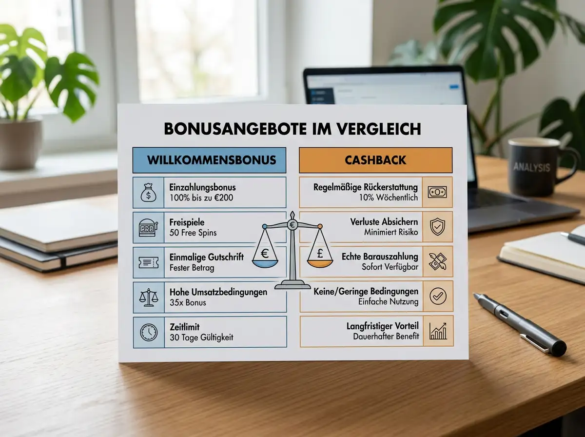 Vergleich Cashback-Bonus vs. Willkommensbonus beim Eishockey Wetten – welcher Bonustyp für welchen Spieler besser geeignet ist
