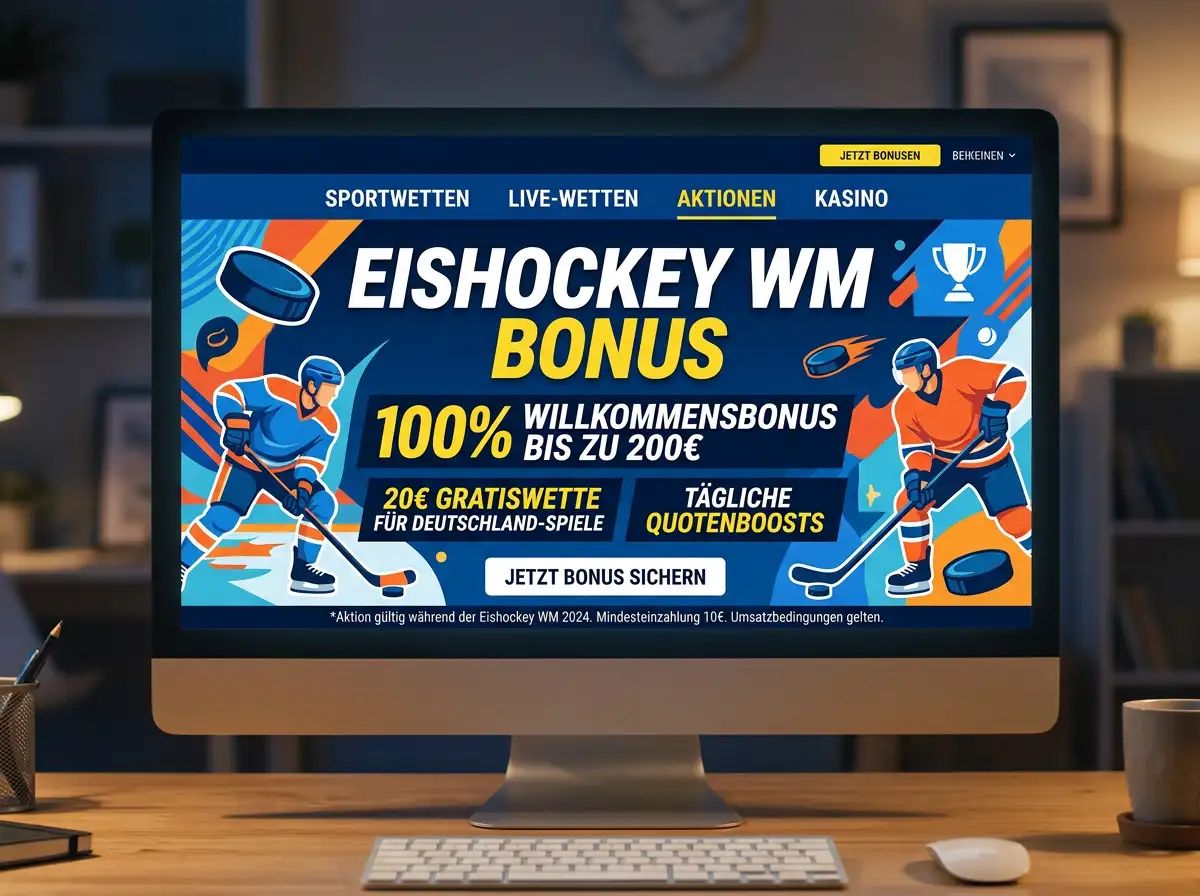 Eishockey WM Wettmarkt Promotionen – IIHF Weltmeisterschaft Markttiefe und Anbieteraktionen im Überblick